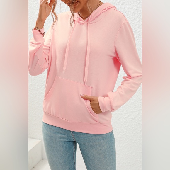 Blushing Beauty Light Long Sleeve Hoodie - Picture 1 of 5